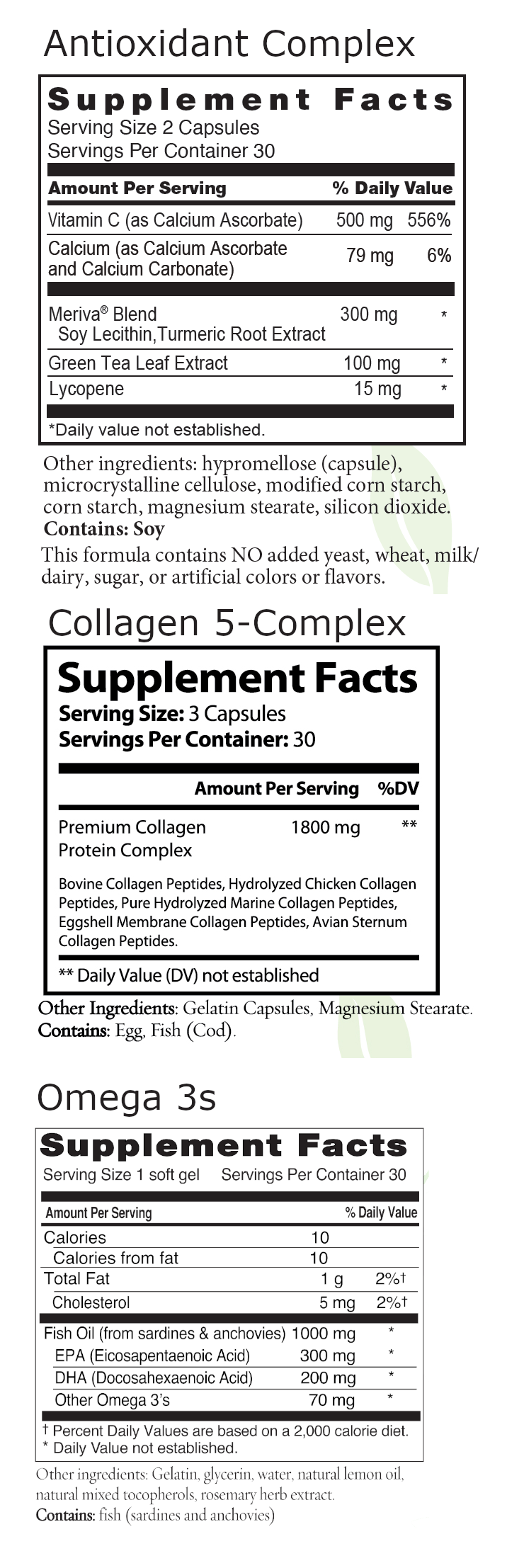 Ingredients