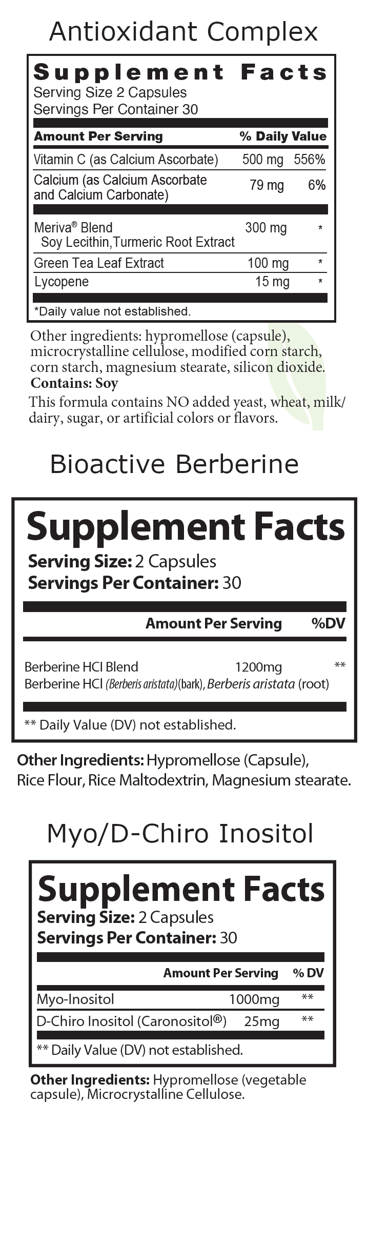 Ingredients