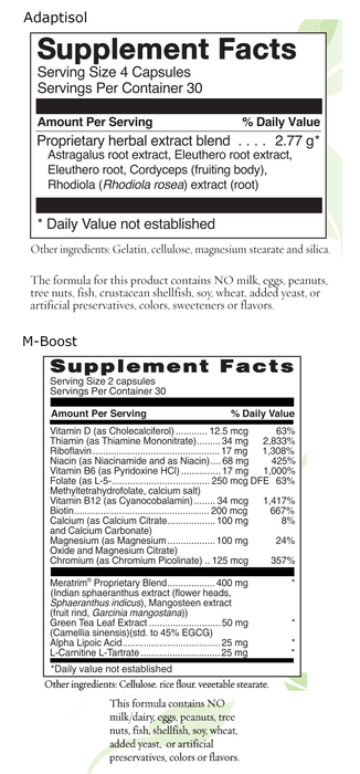 Weight Loss & Adrenal Support Combo