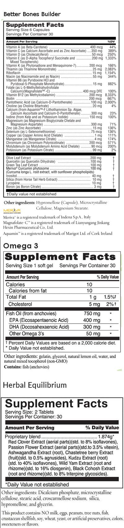 Ingredients