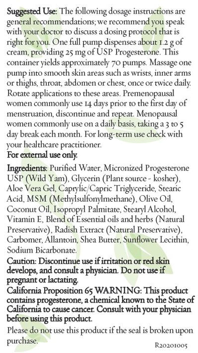Bioidentical USP Progesterone Cream